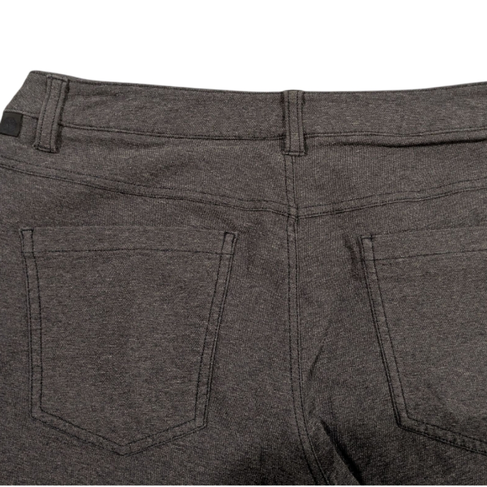 Lululemon ABC Pant Skinny Tech Stretch Canvas 5-Pocket Pants Heathered Black 32 - Picture 9 of 17